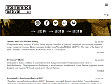 Tablet Screenshot of interferencefestival.com